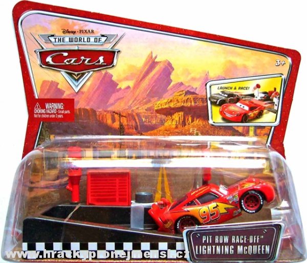 Cars (Auta) - Lightning McQueen (Blesk) Pit Race-Off