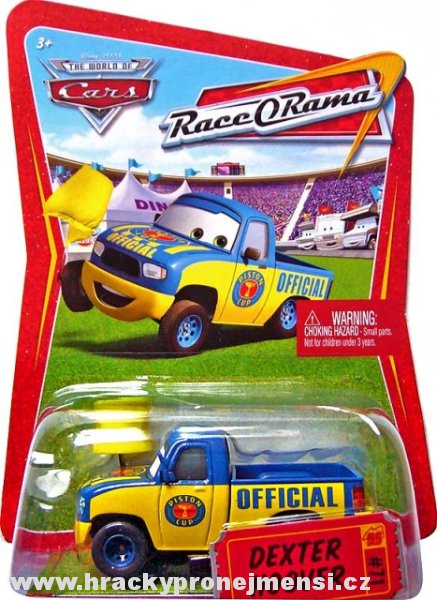 Cars (Auta) - Dexter Hoover with Yellow Flag (Dexter Hoover se žlutým praporkem) - poškozený obal