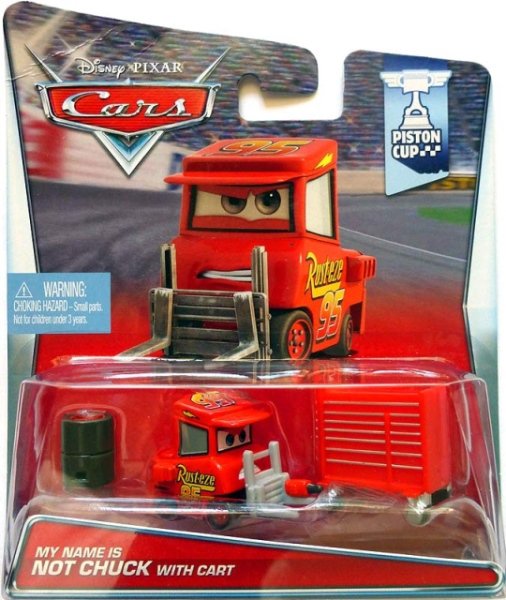 Cars (Auta) - My name is not Chuck with Cart - poškozený obal