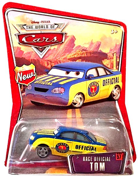 Cars (Auta) - Race Official TOM - The World Of Cars - poškozený obal