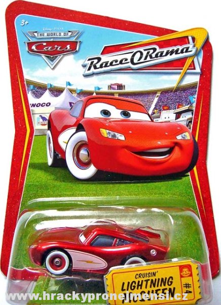 Cars (Auta) - Cruisin Lightning McQueen (Blesk McQueen) Race O Rama - poškozený obal