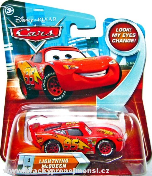 Cars (Auta) - Lightning McQueen (Blesk) - Look My Eyes Change (měnící pohled)