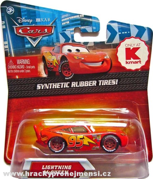 Cars (Auta) - Lightning McQueen 95 Rubber Tires (gumová kolečka)