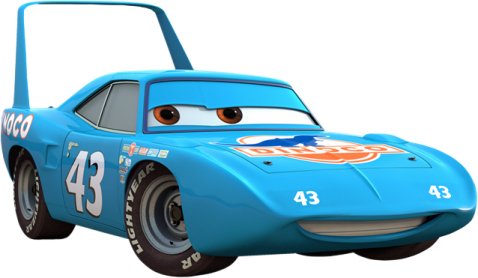 Cars (Auta) - King 43 Rubber Tires (gumová kolečka)