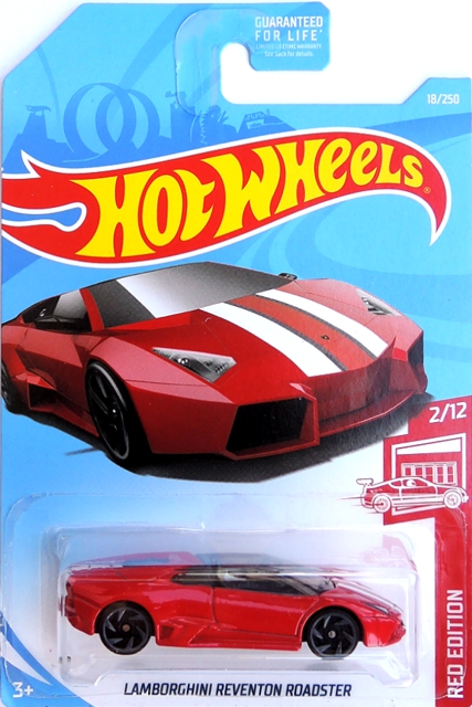 Hot Wheels - Lamborghini Reventon Roadster Red