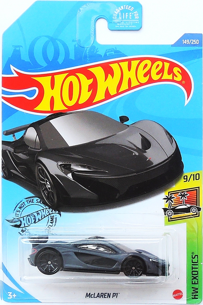Hot Wheels - McLaren P1 - (silver) - poškozený obal
