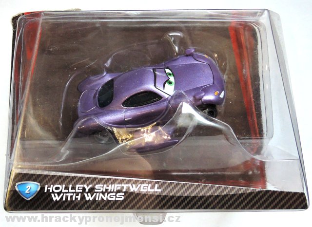 Cars 2 Deluxe (Auta 2) - Holley Shiftwell with Wings (Holley Kvaltová s křídly) - výrazně poškozený obal
