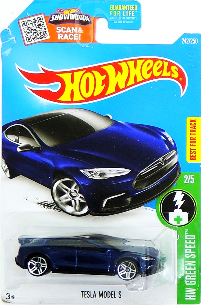 Hot Wheels - Tesla Model S (darkblue)