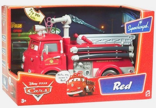 Cars - velký hasičský vůz - Ruda