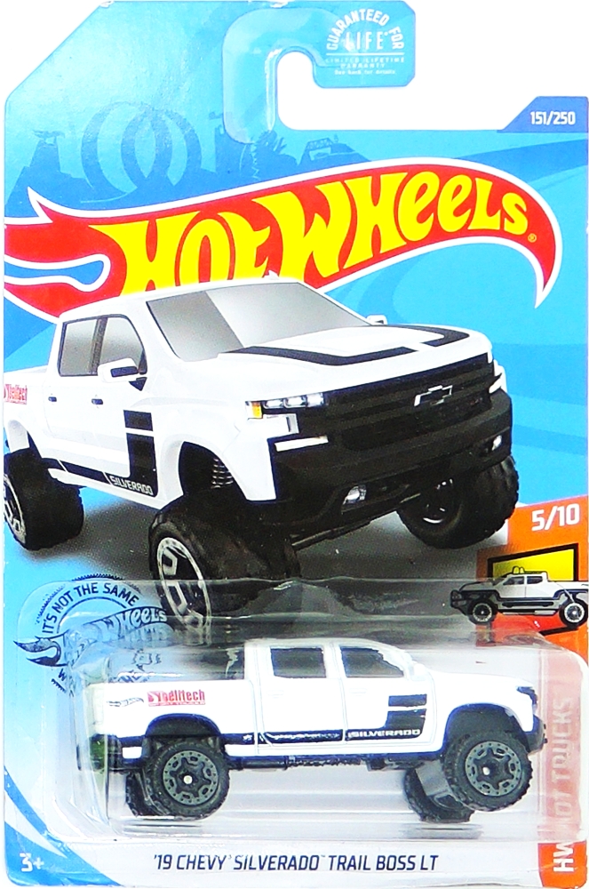 Hot Wheels - '19 Chevy Silverado Trail Boss LT (white)
