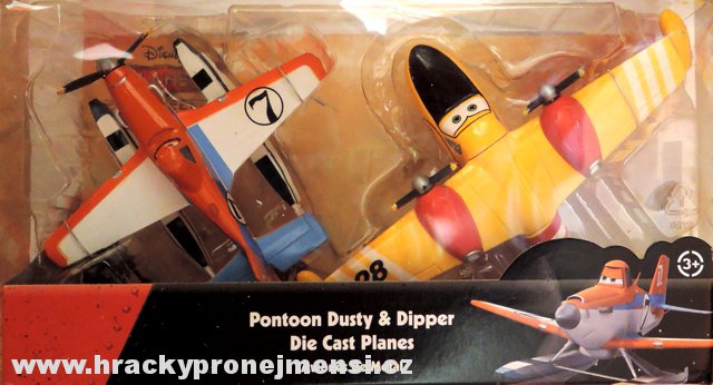 Disney Planes 2: Fire & Rescue - Pontoon Dusty + Lil Dipper (Letadla 2: Hasiči a záchranáři)