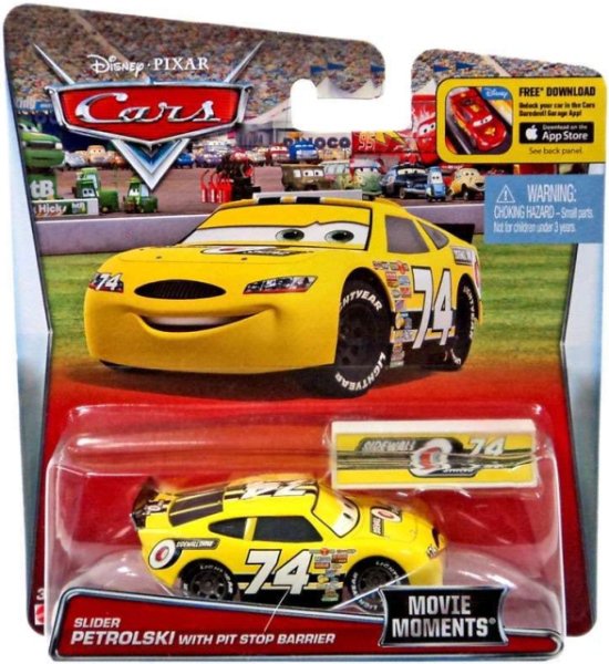 Cars 2 (Auta 2) - Slider Petrolski with Pit Stop Barrier