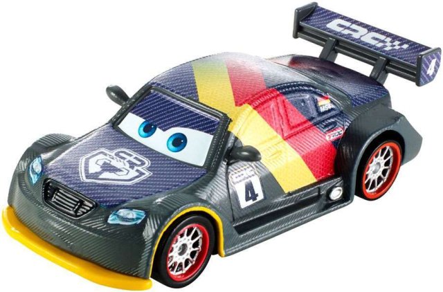 Cars 2 (Auta 2) - Carbon Speed 4pack - Lewis, Max, McQueen, Rip