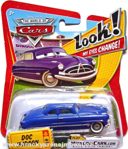 Cars (Auta) - Doc Hudson (doktor Hudson) Look (mrkací) - poškozený obal
