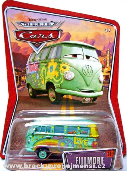 Cars (Auta) - Fillmore - The World Of Cars - poškozený obal