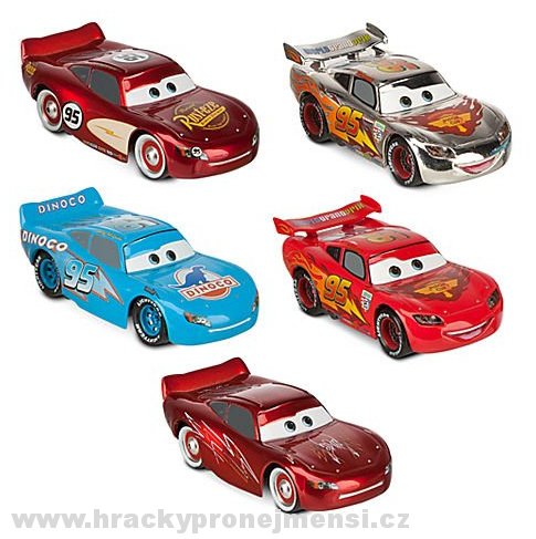 Cars 2 (Auta 2) - McQueen RAMA set (5 Blesků)