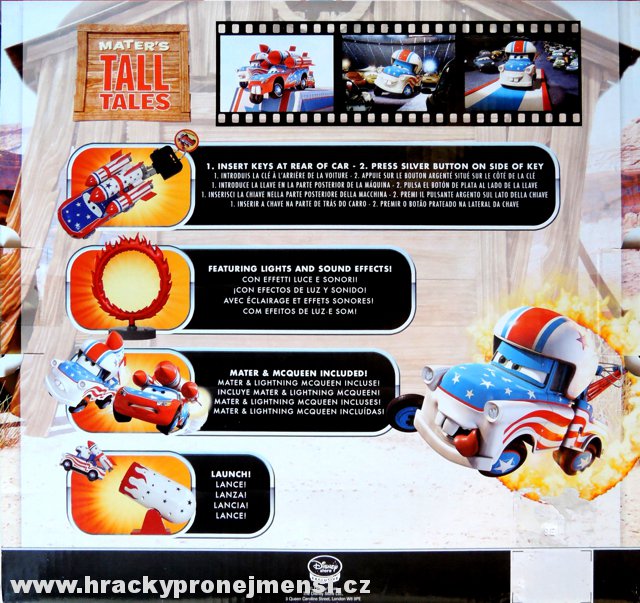 Cars Toon (Auta - Burákovy povídačky) - Mater the Greater Stunt Playset