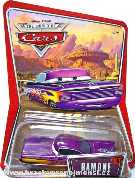 Cars (Auta) - Ramone Purple (fialový Ramone) - The World Of Cars - poškozený obal