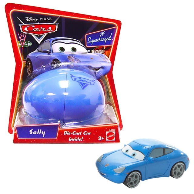 Cars - Lightning McQueen+Sally+Chick - SUPER překvapení