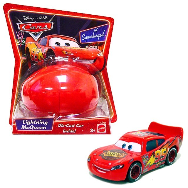 Cars - Lightning McQueen+Sally+Chick - SUPER překvapení