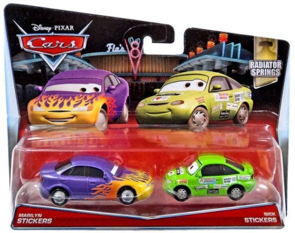 Cars 2 (Auta 2) - Marilyn Stickers + Nick Stickers