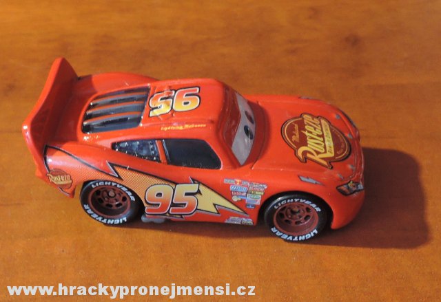 Cars (Auta) - Lightning McQueen (Blesk) - VYBALENÝ MODEL