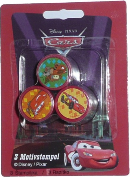 Samobarvicí razítka Cars - 3ks - sada B
