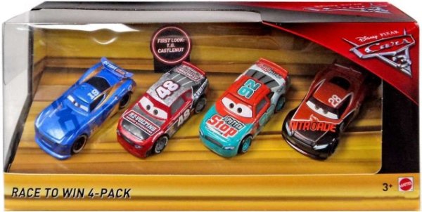 Cars 3 (Auta 3) - 4pack Race to Win
