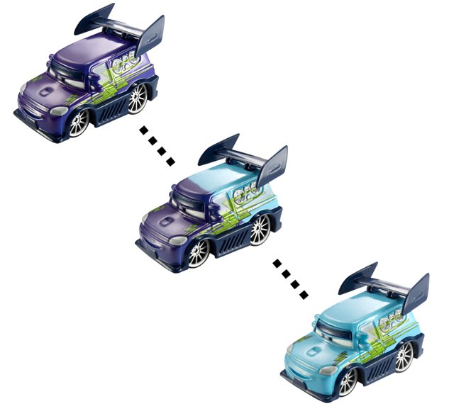 Cars 2 (Auta 2) - Color Changers DJ