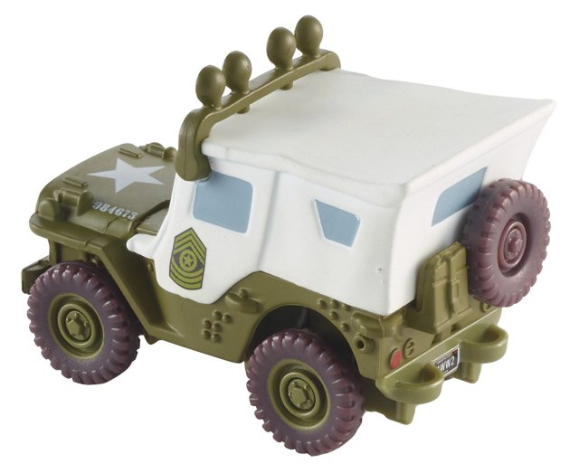Cars (Auta) - Sarge with Roof Lights (zimní Serža se střešními světly)