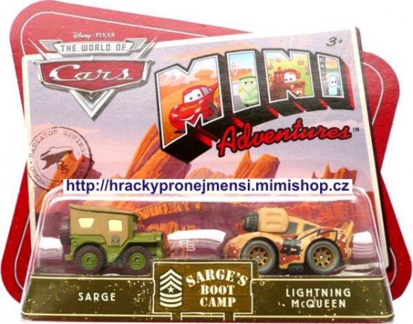 Cars Mini Adventures - Boot Camp SARGE & LIGHTNING McQUEEN