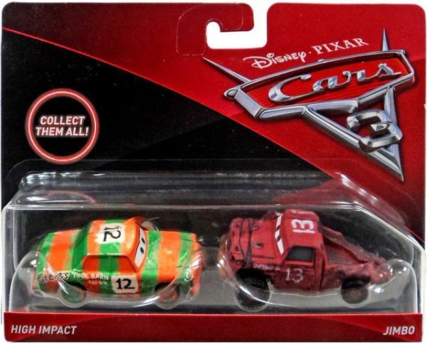 Cars 3 (Auta 3) - High Impact + Jimbo - POUZE 1 kus SKLADEM