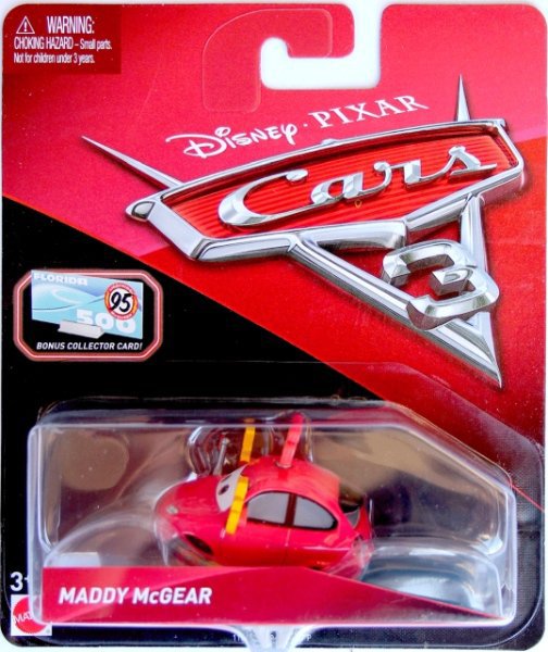 Cars 3 (Auta 3) - Maddy McGear + Sběratelská karta na stojánku
