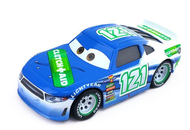 Cars (Auta) Speedway 9-pack - King + Chick Hicks + Clutch Aid + Sidewall Shine + Lightning McQueen...