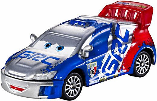 Cars 2 (Auta 2) - Raoul Caroule Silver Metallic Finish - poškozený obal