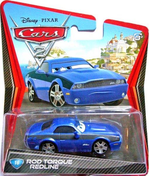 Cars 2 (Auta 2) - Rod Torque Redline - mírně poškozený obal