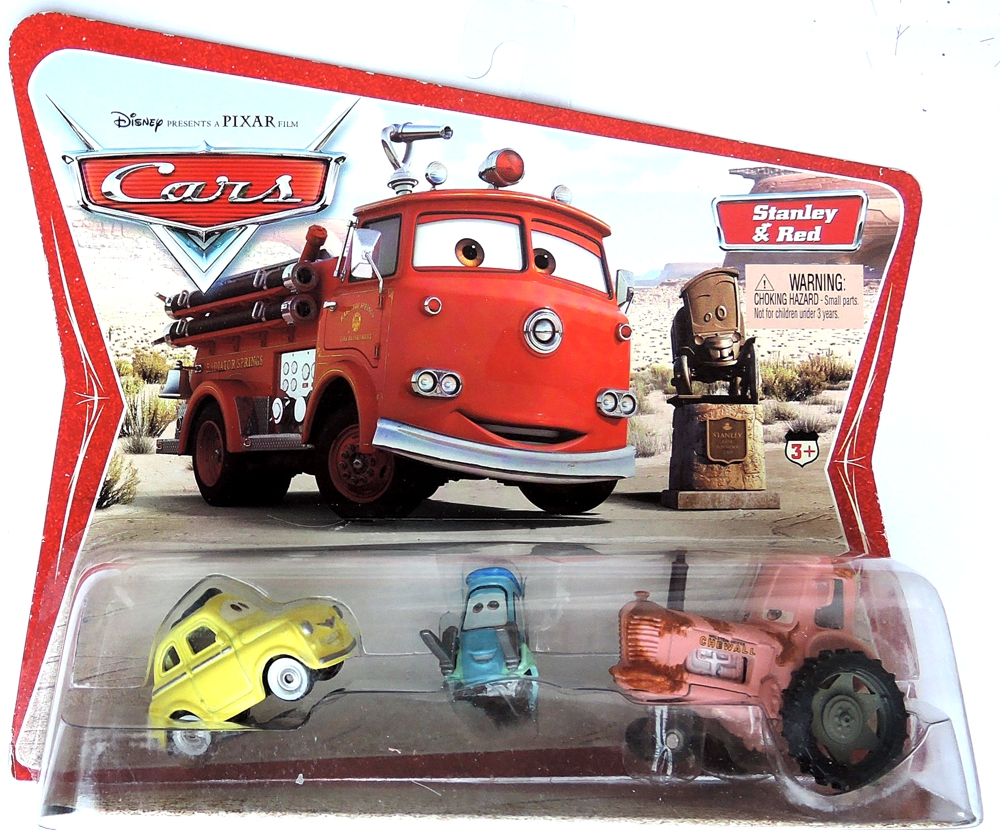 Cars (Auta) - Luigi + Guido + Tractor - 1. Série - Sběratelská rarita