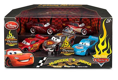 Cars 2 (Auta 2) - McQueen RAMA set (5 Blesků) - poškozený obal