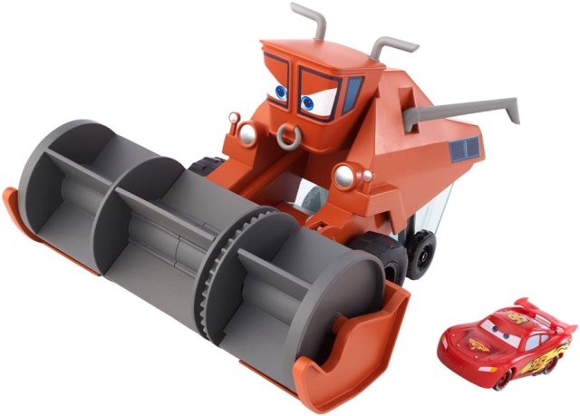 Cars 2 (Auta 2) - Color Changers Chase & Change Frank + Lightning McQueen (Blesk)
