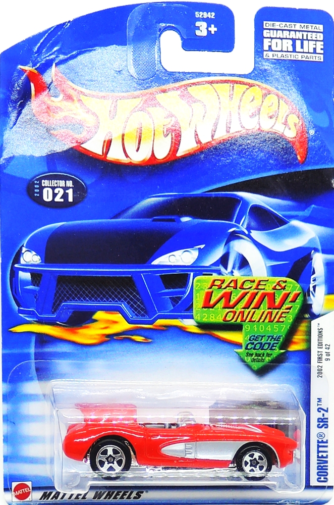 Hot Wheels - Corvette SR-2 (Red) (B1)