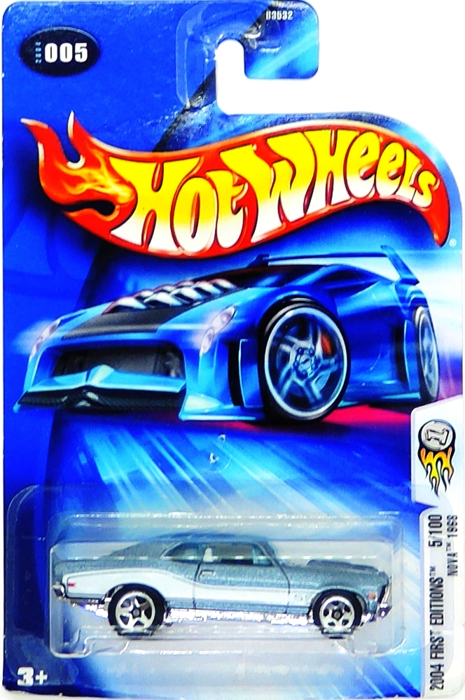 Hot Wheels - Nova 1968 (Grey-blue) (B1)