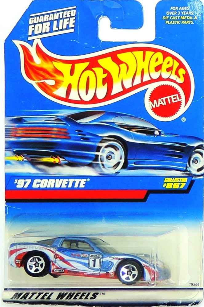 Hot Wheels - '97 Corvette (Blue) (B1)