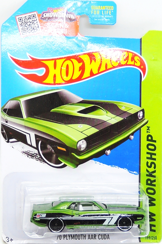 Hot Wheels - '70 Plymouth AAR Cuda (Green) (B1)