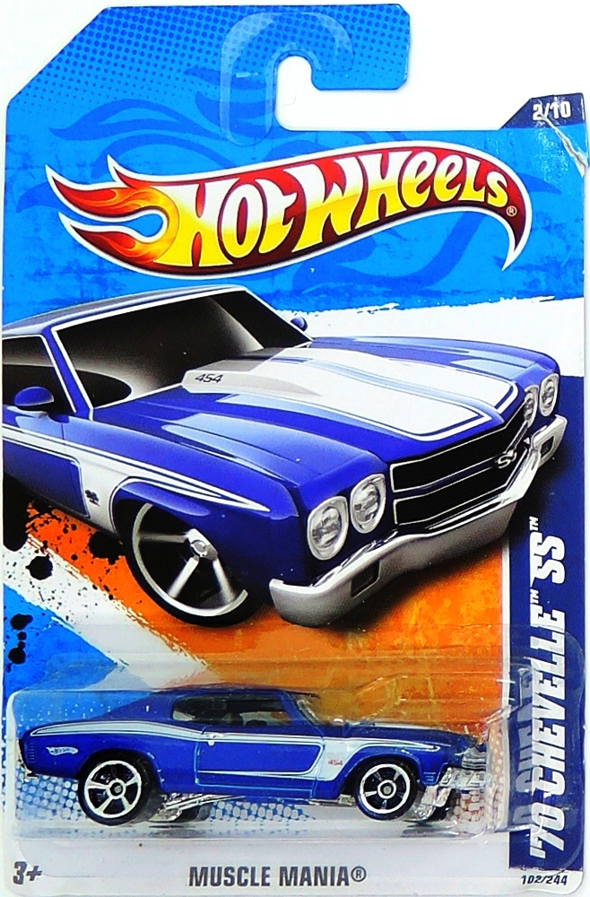 Hot Wheels - '70 Chevelle SS (Blue-white) (B1)