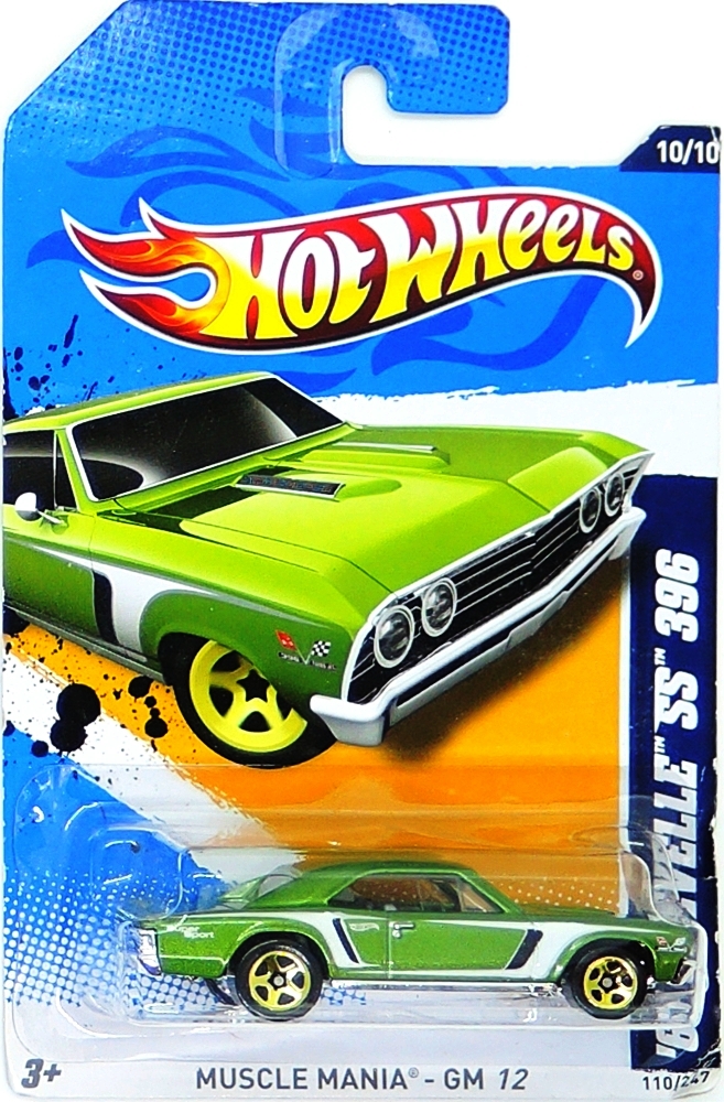 Hot Wheels - '67 Chevelle SS 396 (Green) (B1)