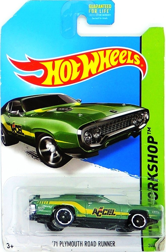 Hot Wheels - '71 Plymouth Road Runner (Green) (B1)