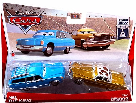 Cars 2 (Auta 2) - Mrs. the King (paní Kingová) + Tex Dinoco