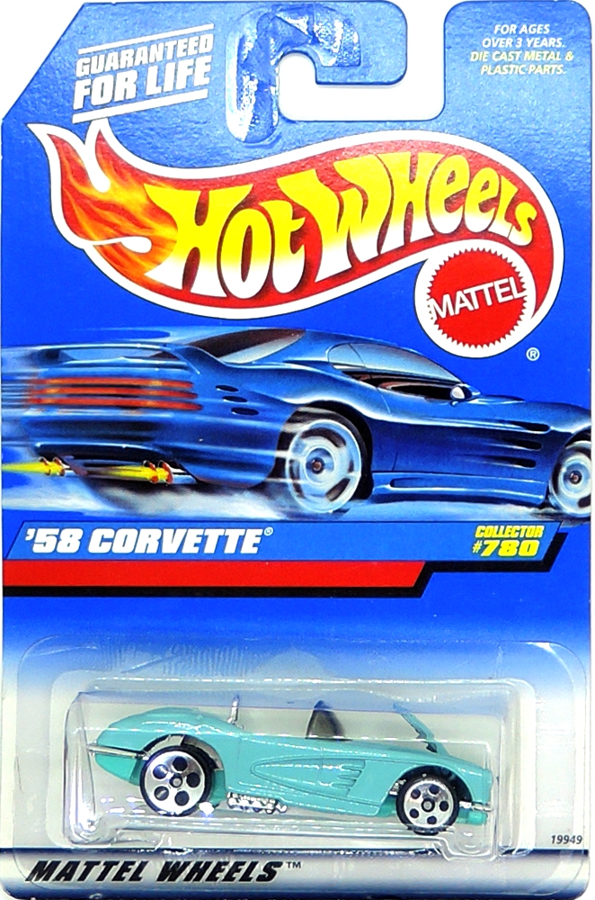 Hot Wheels - '58 Corvette (Lightblue) (B2)