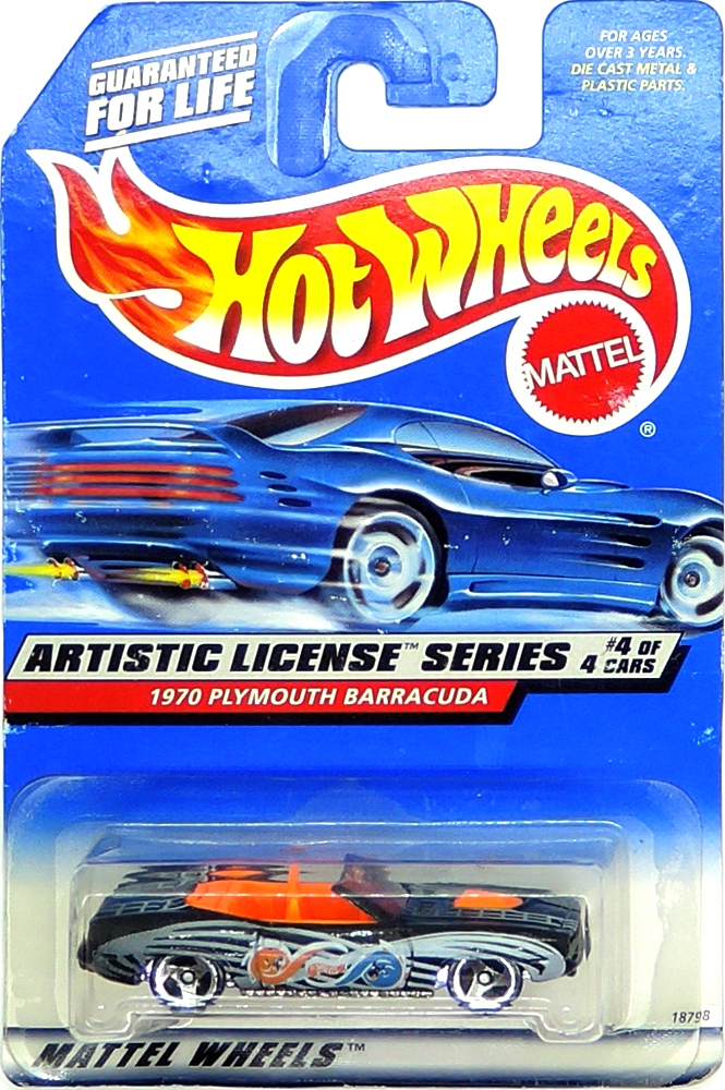 Hot Wheels - 1970 Plymouth Barracuda (Black) (B2)