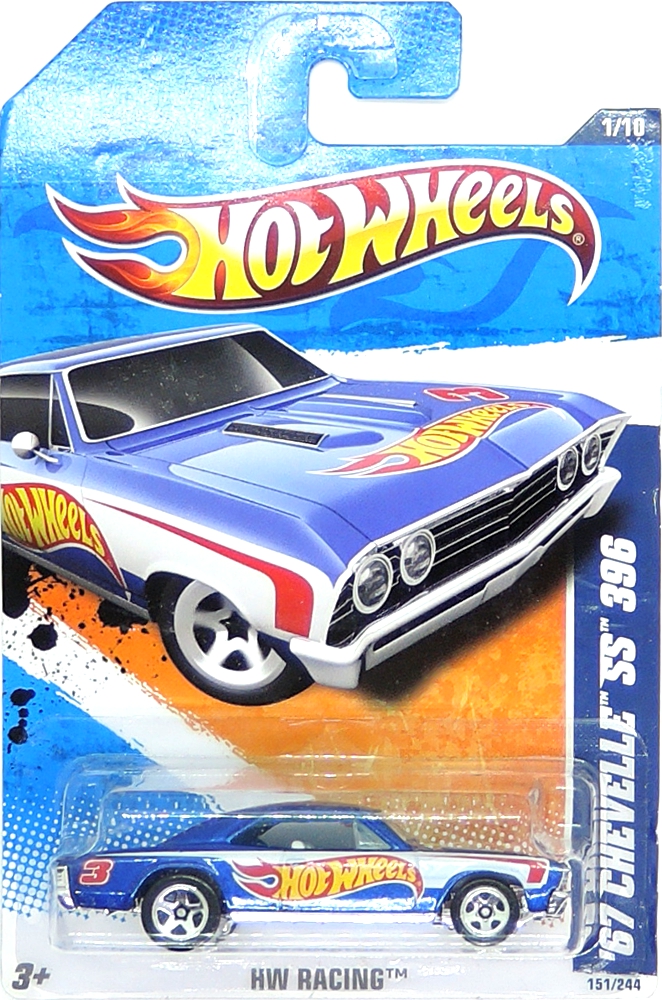 Hot Wheels - '67 Chevelle SS 396 (Blue) (B2)